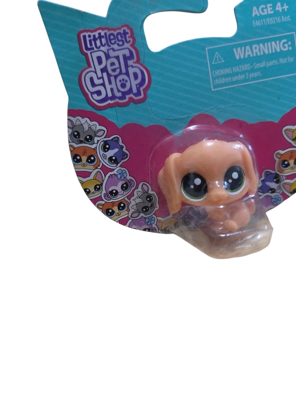 Littlest Pet Shop Peach Orange Puppy Figure
